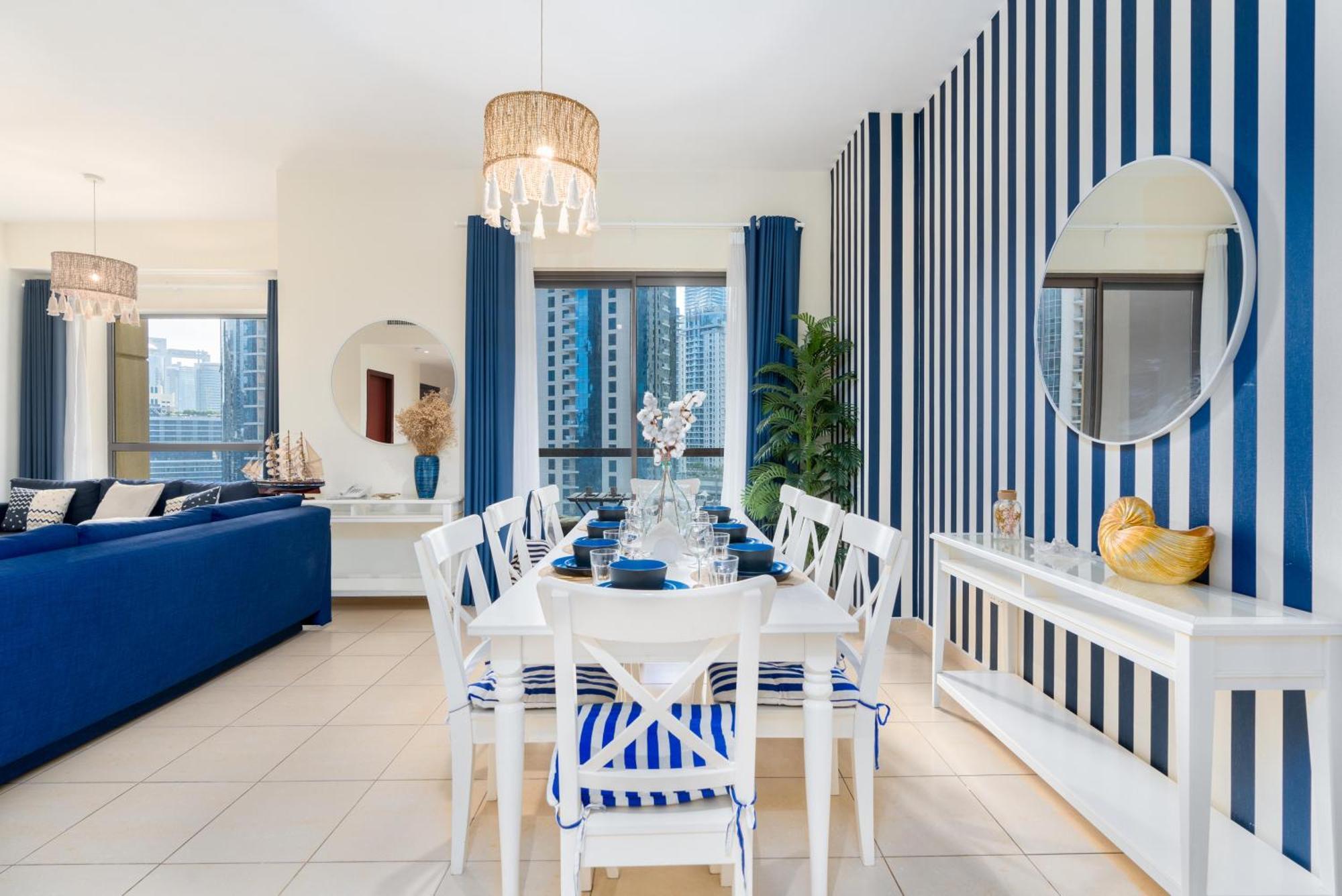 7 Beds / Jbr / Sea, Jbr And Ain Views / 3 Min Walk From Jbr / Large Groups And Families / Ideal Vacation Location Apartamento *