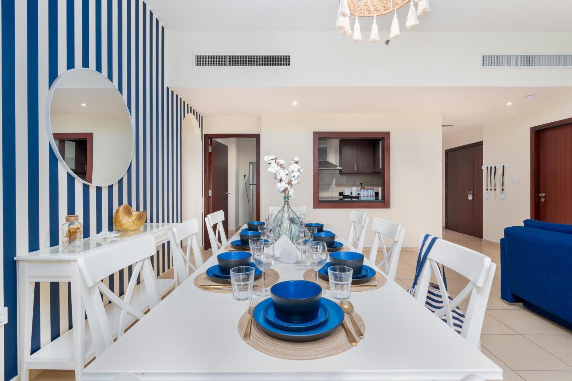 7 Beds / Jbr / Sea, Jbr And Ain Views / 3 Min Walk From Jbr / Large Groups And Families / Ideal Vacation Location Appartement *